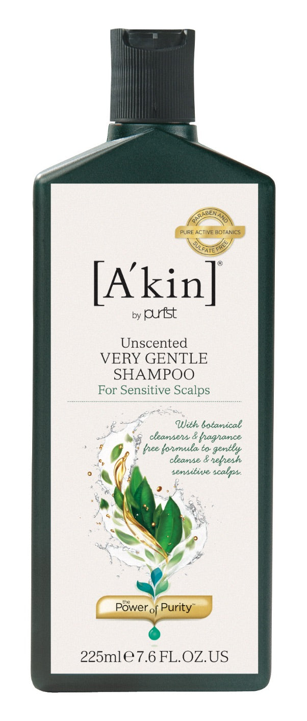 A'kin Unscented Very Gentle Shampoo 225mL
