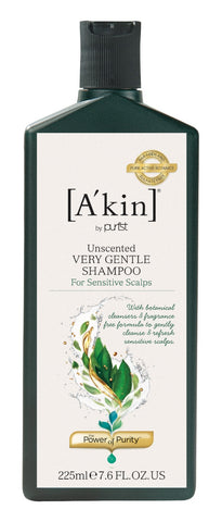 A'kin Unscented Very Gentle Shampoo 225mL A'kin Unscented Very Gentle Shampoo 225mL