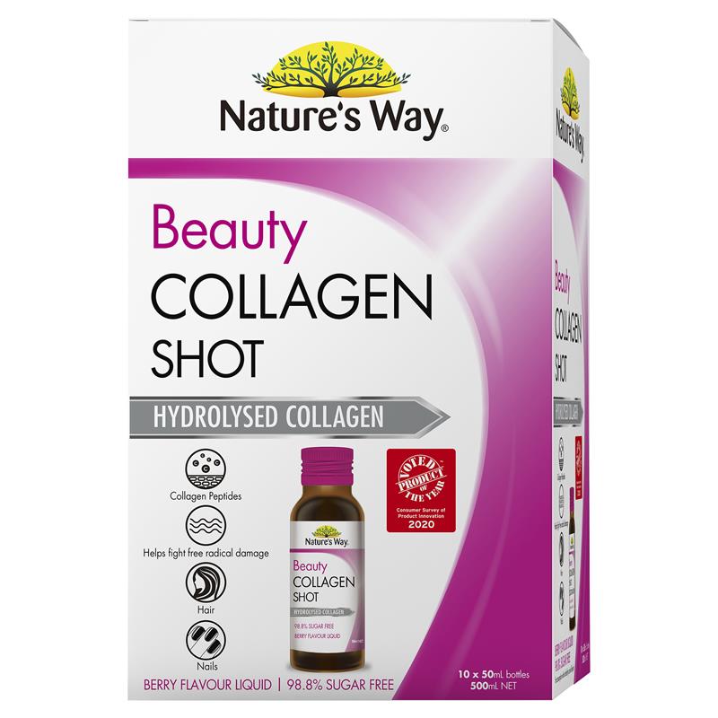 Nature's Way Beauty Collagen Shots 10 x 50mL (Expiry 01/2025)