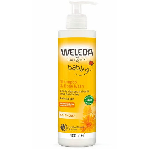 WELEDA Baby Calendula Shampoo & Body Wash 400mL WELEDA Baby Calendula Shampoo & Body Wash 400mL