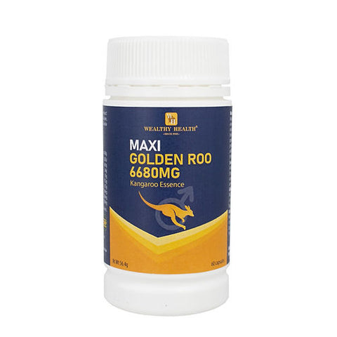 Wealthy Health Maxi Golden Roo 6680mg 60 Capsules Wealthy Health Maxi Golden Roo 6680mg 60 Capsules