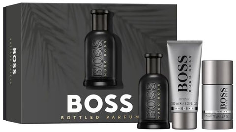 Hugo Boss Bottled Parfum Eau De Parfum 100mL 3 Piece Set Hugo Boss Bottled Parfum Eau De Parfum 100mL 3 Piece Set