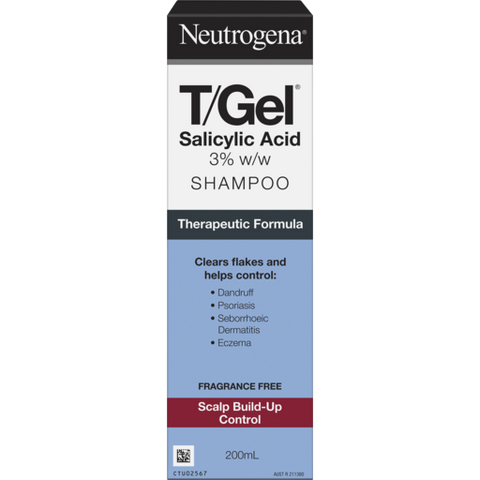 Neutrogena T/Gel Salicylic Acid Shampoo 200mL Neutrogena T/Gel Salicylic Acid Shampoo 200mL