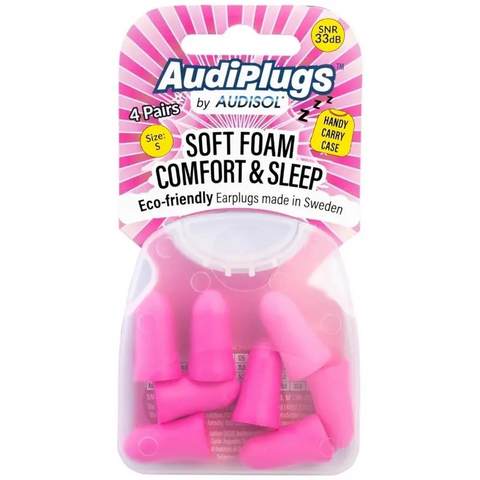 Audiplugs Soft Foam Comfort & Sleep Ear Plugs 4 Pairs Audiplugs Soft Foam Comfort & Sleep Ear Plugs 4 Pairs