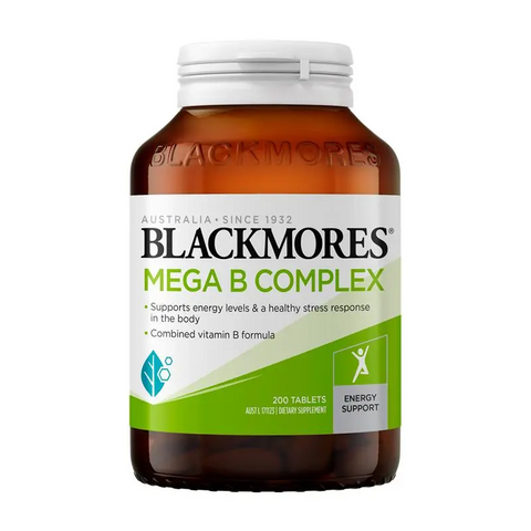 Blackmores Mega B Complex 200 Tablets Blackmores Mega B Complex 200 Tablets