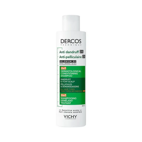 Dercos Anti-Dandruff DS 2-in-1 Dermatological Conditioning Shampoo 200mL Dercos Anti-Dandruff DS 2-in-1 Dermatological Conditioning Shampoo 200mL