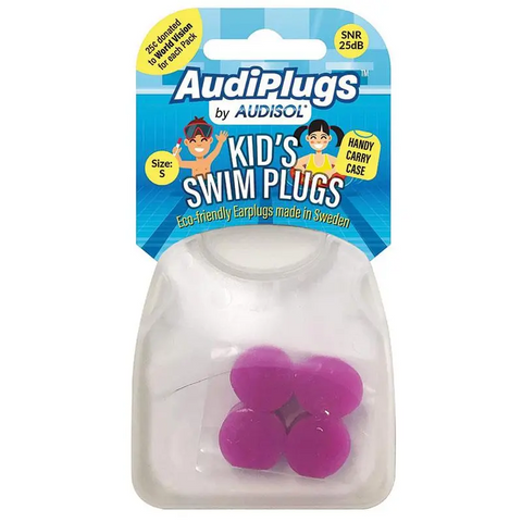 Audiplugs Kids Swim Plugs 2 Pairs Audiplugs Kids Swim Plugs 2 Pairs