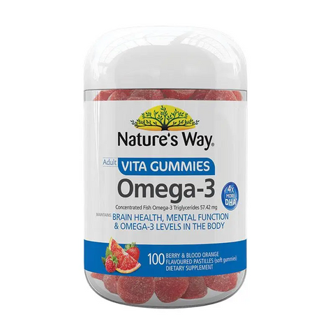 Nature's Way Adult Vita Gummies Omega-3 100 Pastilles Nature's Way Adult Vita Gummies Omega-3 100 Pastilles