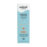 WotNot Natural Zinc Face Sunscreen + Mineral Makeup BB Cream SPF40 50g