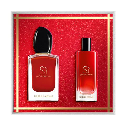 Giorgio Armani Sì Passione Eau de Parfum 50mL + Travel Spray 15mL Set Giorgio Armani Sì Passione Eau de Parfum 50mL + Travel Spray 15mL Set