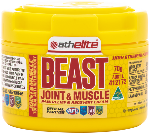 Athelite Beast Joint & Muscle Pain Relief & Recovery Cream 70g Athelite Beast Joint & Muscle Pain Relief & Recovery Cream 70g