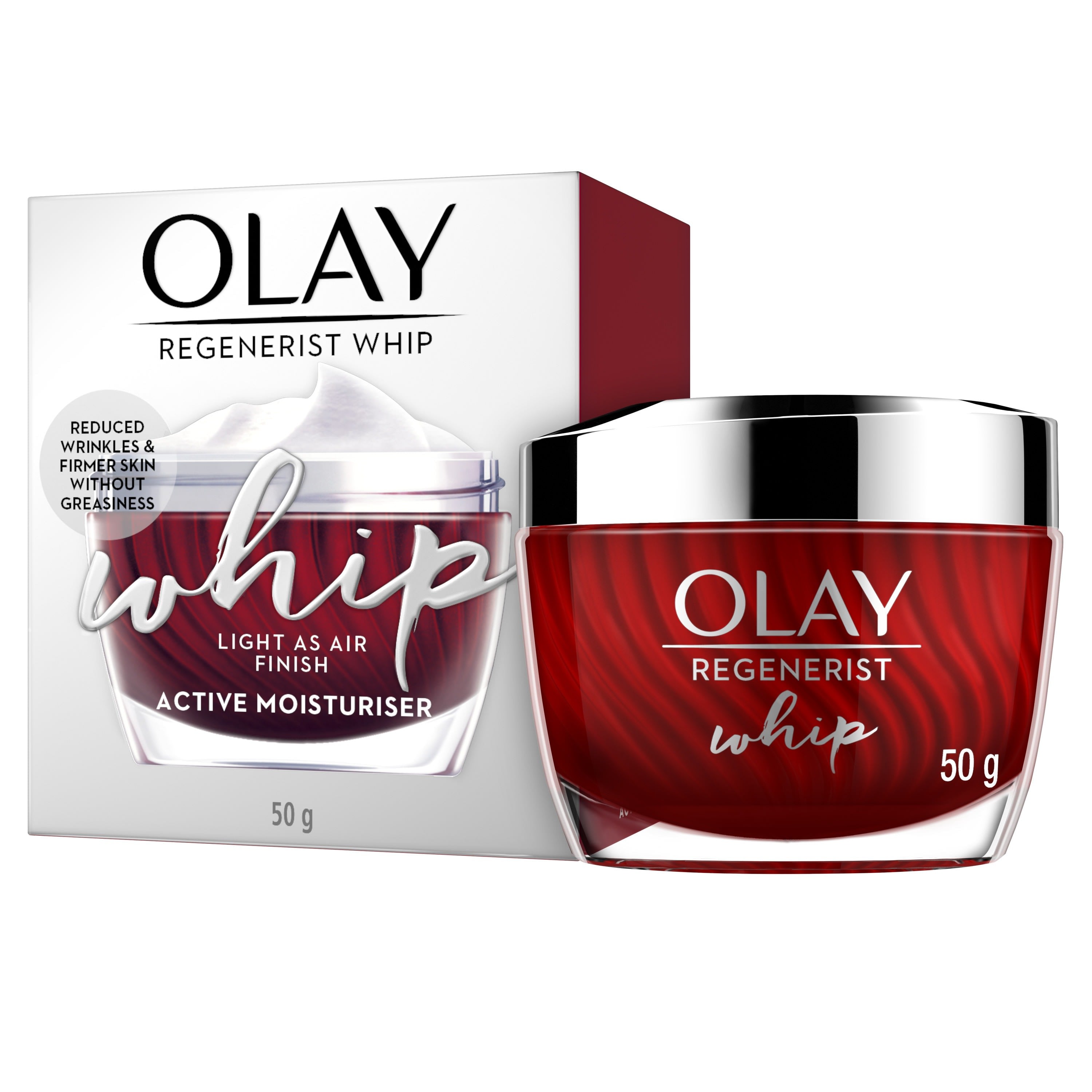 Olay Regenerist Whip Face Moisturiser Cream 50g Olay Regenerist Whip Face Moisturiser Cream 50g