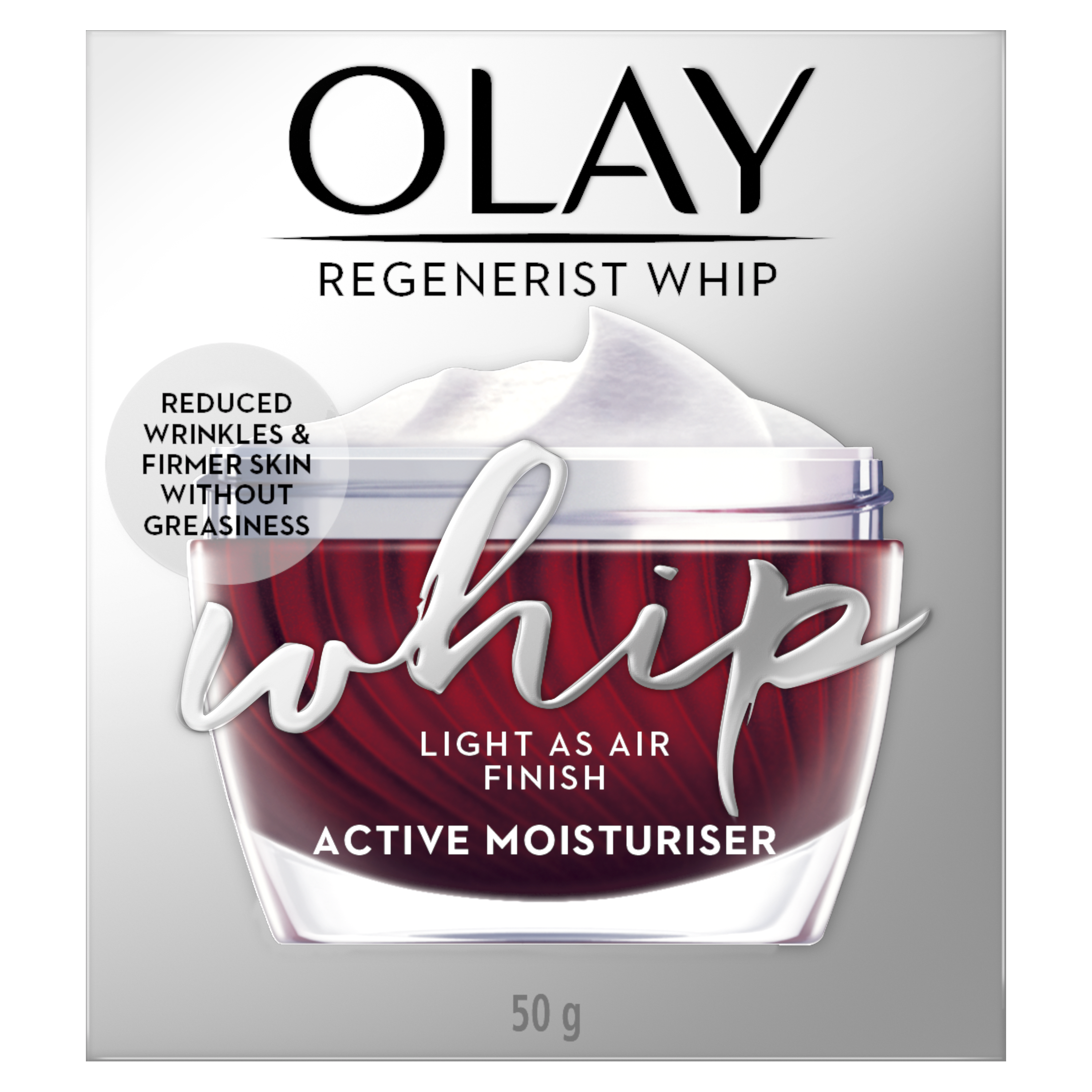 Olay Regenerist Whip Face Moisturiser Cream 50g Olay Regenerist Whip Face Moisturiser Cream 50g