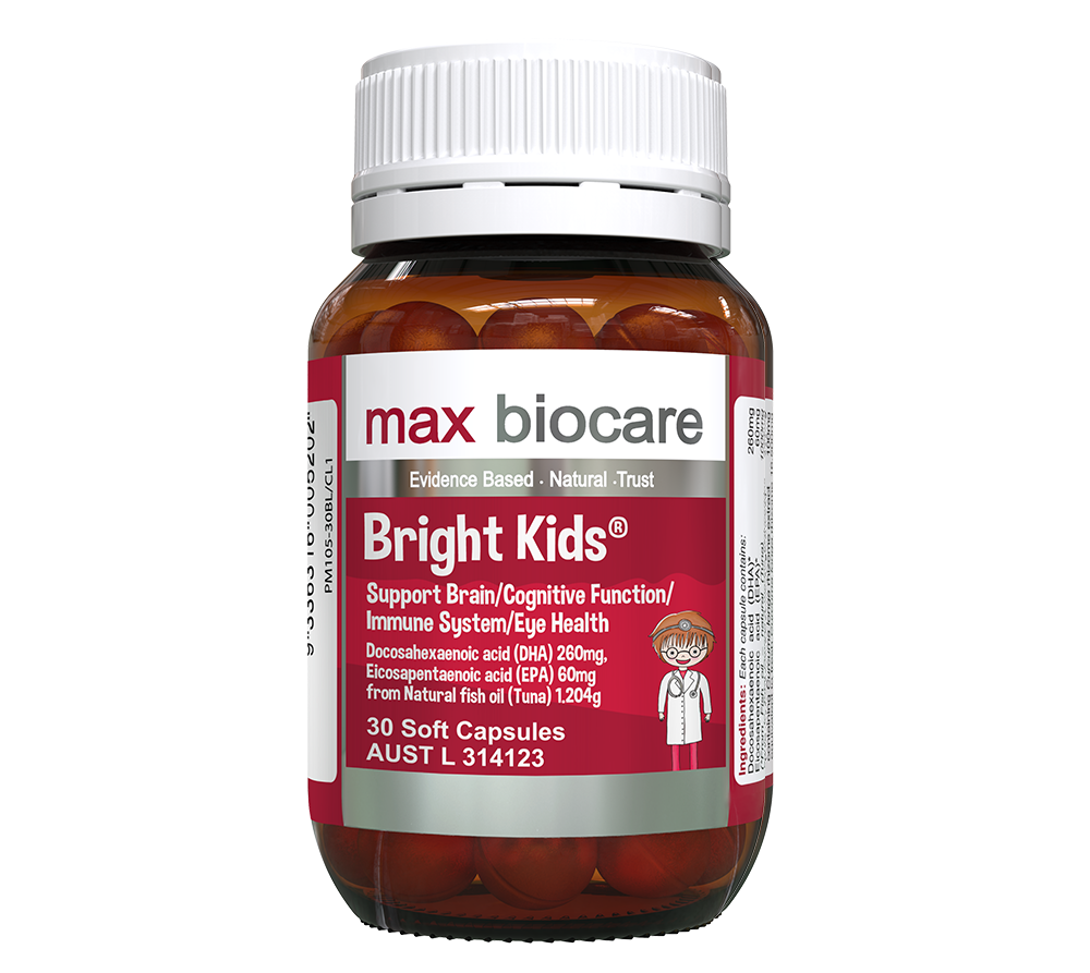 MAX BIOCARE Bright Kids 30 Soft Capsules (Expiry 11/2025) MAX BIOCARE Bright Kids 30 Soft Capsules (Expiry 11/2025)