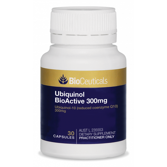 Bioceuticals Ubiquinol BioActive 300mg 30 Capsules