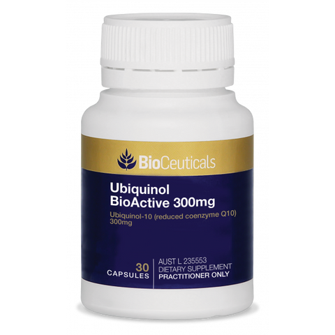 Bioceuticals Ubiquinol BioActive 300mg 30 Capsules Bioceuticals Ubiquinol BioActive 300mg 30 Capsules