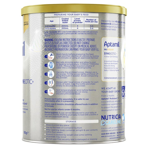 Aptamil Profutura 2 Premium Baby Follow-On Formula From 6-12 Months 900g Aptamil Profutura 2 Premium Baby Follow-On Formula From 6-12 Months 900g