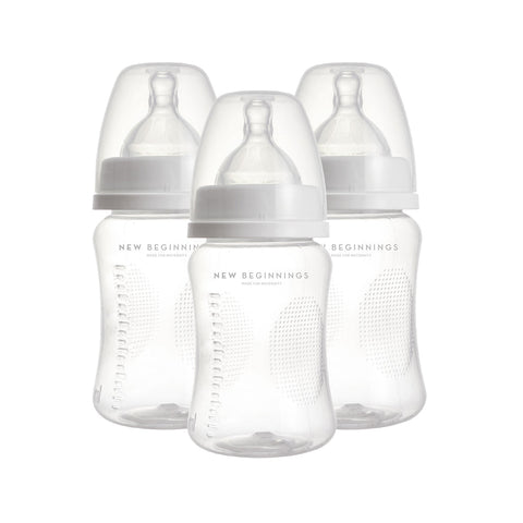 New Beginnings Feeding Pp Bottle Triple Pack - 3 x 180mL New Beginnings Feeding Pp Bottle Triple Pack - 3 x 180mL