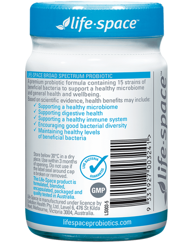Life-Space Broad Spectrum Probiotic 90 Capsules Life-Space Broad Spectrum Probiotic 90 Capsules
