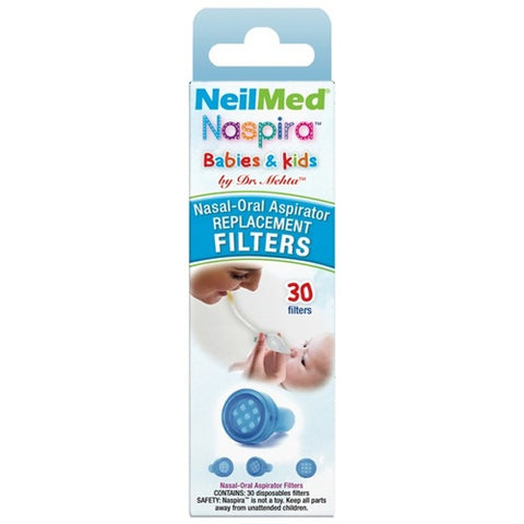 Neilmed Naspira Babies & Kids Replacement Filters 30 Pack Neilmed Naspira Babies & Kids Replacement Filters 30 Pack