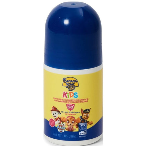 Banana Boat Kids SPF 50+ Roll On 75mL Banana Boat Kids SPF 50+ Roll On 75mL
