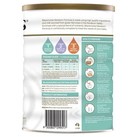 Blackmores 1 Newborn Formula 900g (Expiry 01/2026) Blackmores 1 Newborn Formula 900g (Expiry 01/2026)