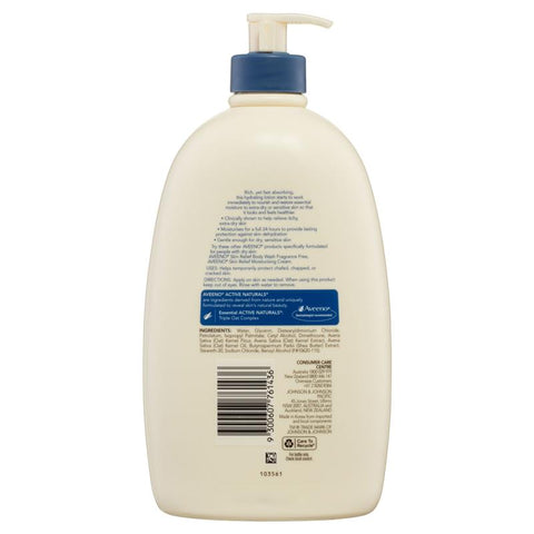 Aveeno Active Naturals Skin Relief Moisturising Lotion Fragrance Free 1L Aveeno Active Naturals Skin Relief Moisturising Lotion Fragrance Free 1L