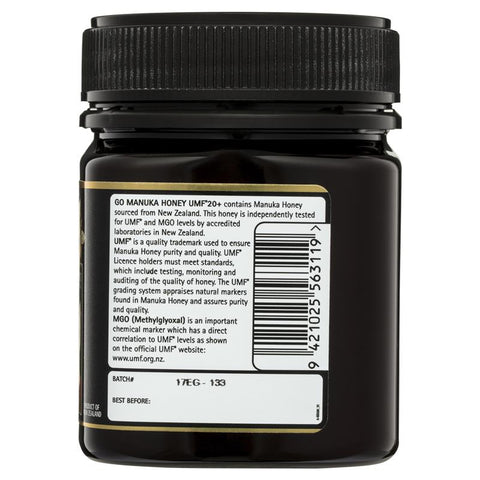 GO Healthy Manuka Honey UMF 20+ (MGO 829+) 250gm GO Healthy Manuka Honey UMF 20+ (MGO 829+) 250gm