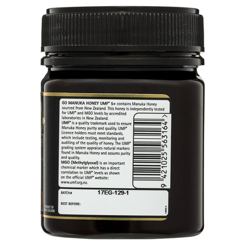 GO Healthy Manuka Honey UMF 5+ (MGO 83+) 250gm GO Healthy Manuka Honey UMF 5+ (MGO 83+) 250gm