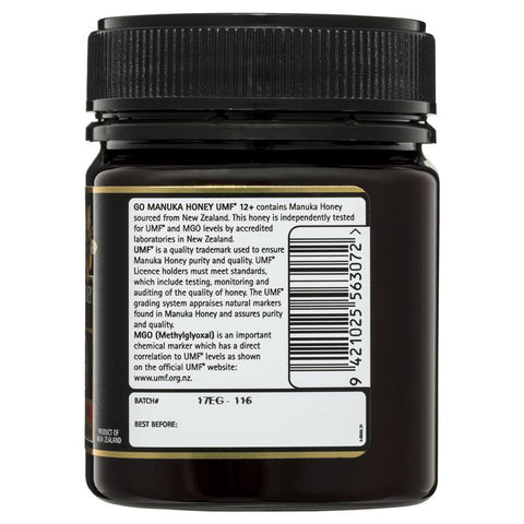 GO Healthy Manuka Honey UMF 12+ (MGO Healthy 356+) 250gm GO Healthy Manuka Honey UMF 12+ (MGO Healthy 356+) 250gm