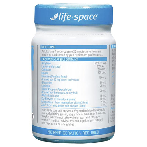 Life-Space Digestive Enzymes 60 Capsules Life-Space Digestive Enzymes 60 Capsules
