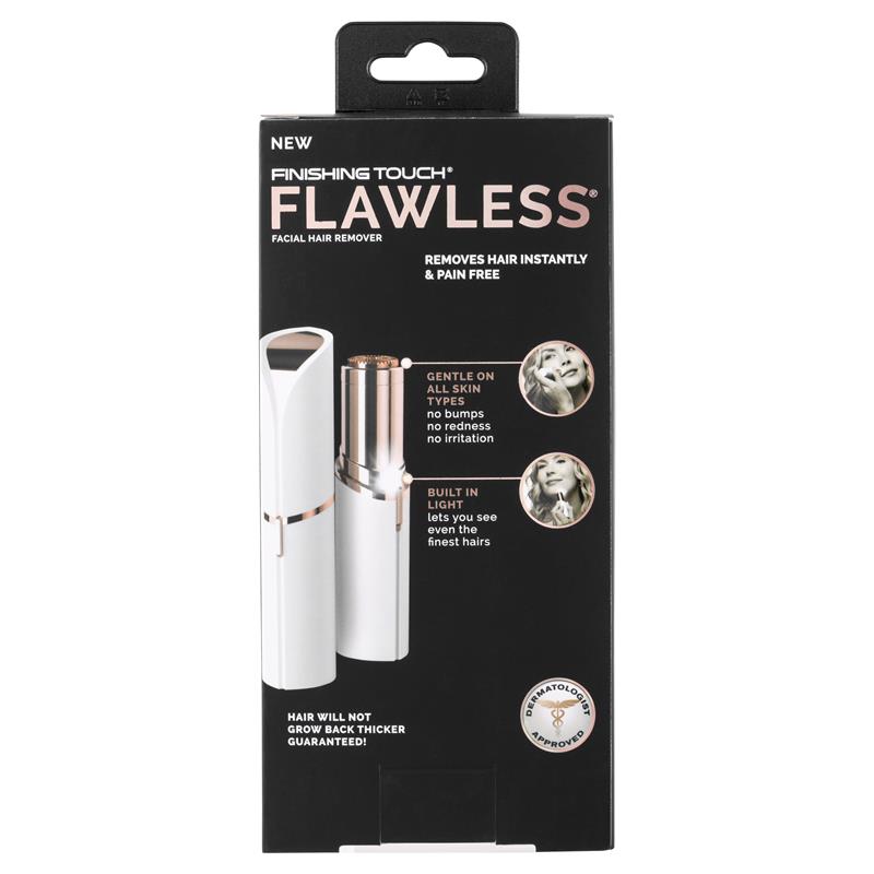 Flawless Finishing Touch Facial Hair Remover White Flawless Finishing Touch Facial Hair Remover White