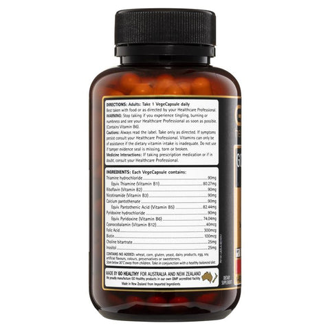 GO Healthy B Complex 1 A Day 120 Vege Capsules GO Healthy B Complex 1 A Day 120 Vege Capsules