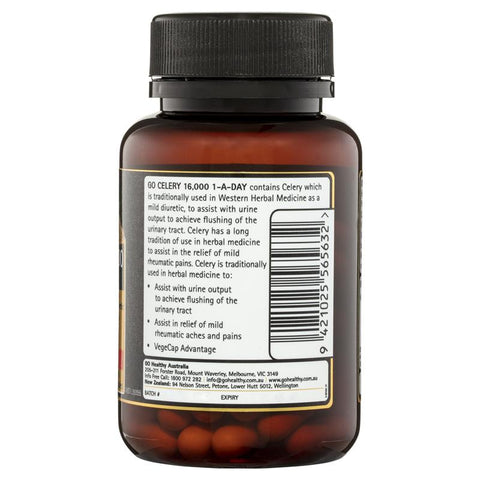 GO Healthy Celery 16000mg 60 Vege Capsules GO Healthy Celery 16000mg 60 Vege Capsules