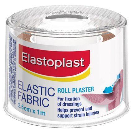 Elastoplast Tapes Elastic Fabric Roll Plaster 2.5cmx1m (unstretched) Elastoplast Tapes Elastic Fabric Roll Plaster 2.5cmx1m (unstretched)