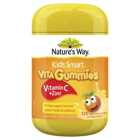 Nature's Way Kids Smart Vita Gummies Vitamin C + Zinc 120 Gummies Nature's Way Kids Smart Vita Gummies Vitamin C + Zinc 120 Gummies