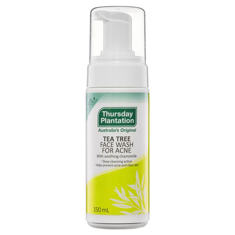 Thursday Plantation Tea Tree Face Wash for Acne 150mL Thursday Plantation Tea Tree Face Wash for Acne 150mL