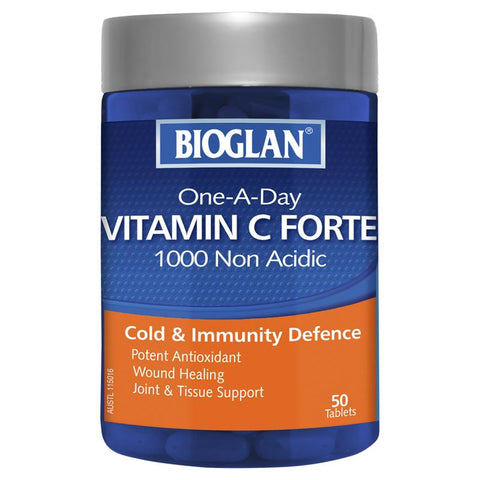 Bioglan One-a-Day Vitamin C Forte 1000mg 50 Tablets Bioglan One-a-Day Vitamin C Forte 1000mg 50 Tablets