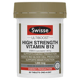 Swisse Ultiboost High Strength Vitamin B12 60 Tablets