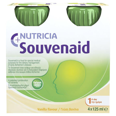 Souvenaid Vanilla 4 x 125mL Pack Souvenaid Vanilla 4 x 125mL Pack