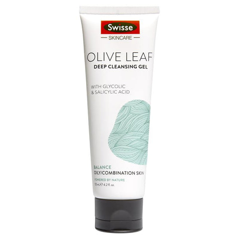 Swisse Skincare Olive Leaf Deep Cleansing Gel 125mL Swisse Skincare Olive Leaf Deep Cleansing Gel 125mL