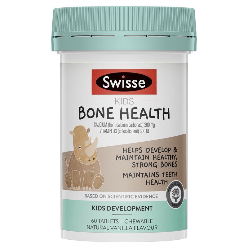 Swisse Kids Bone Health 60 Tablets