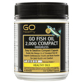 GO Healthy Fish Oil 2000 Compact Odourless 230 Soft Gel Capsules