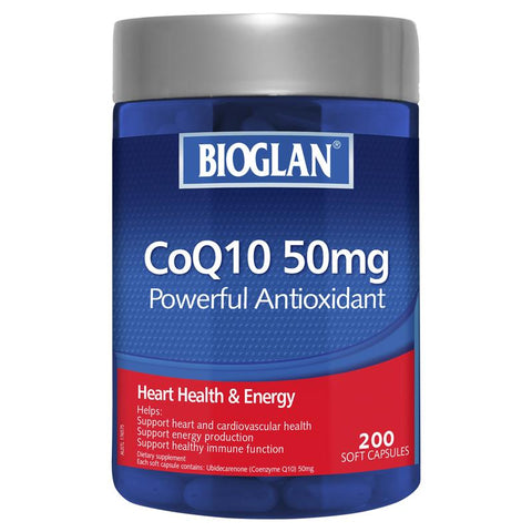 Bioglan CoQ10 50mg 200 Capsules Bioglan CoQ10 50mg 200 Capsules