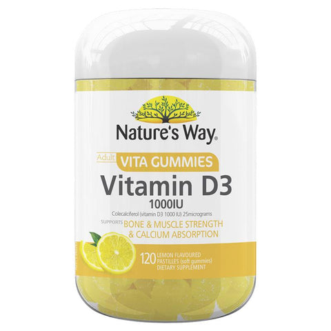 Nature's Way Vita Gummies for Adults Vitamin D 120 Pastilles Nature's Way Vita Gummies for Adults Vitamin D 120 Pastilles