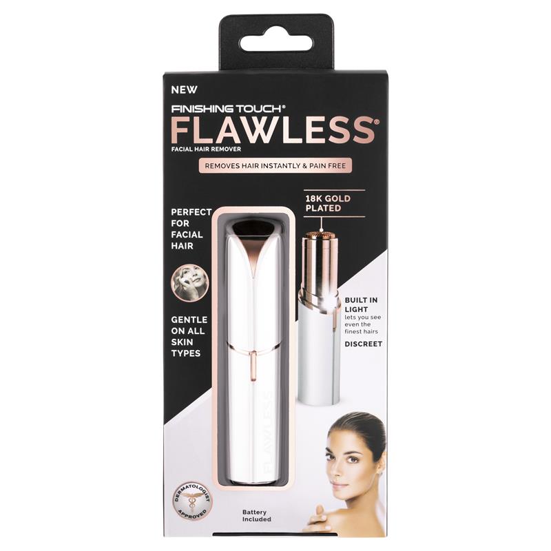 Flawless Finishing Touch Facial Hair Remover White Flawless Finishing Touch Facial Hair Remover White