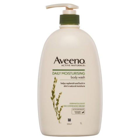 Aveeno Active Naturals Daily Moisturising Body Wash 1L Aveeno Active Naturals Daily Moisturising Body Wash 1L