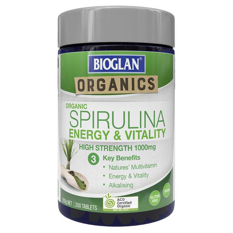 Bioglan Superfoods Spirulina 1000mg 200 Tablets Bioglan Superfoods Spirulina 1000mg 200 Tablets