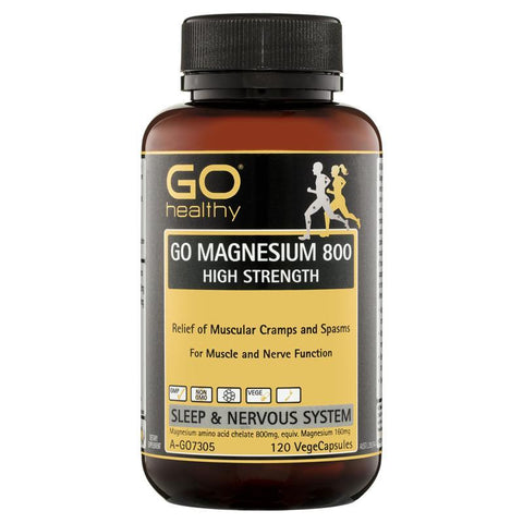 GO Healthy Magnesium 800 120 Vege Capsules GO Healthy Magnesium 800 120 Vege Capsules