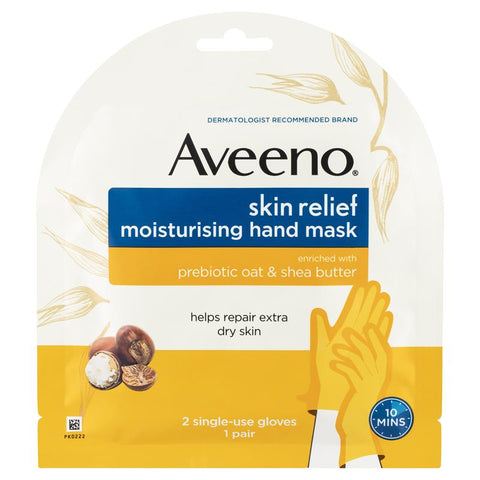 Aveeno Skin Relief Moisturising Hand Mask 1 Pair Aveeno Skin Relief Moisturising Hand Mask 1 Pair